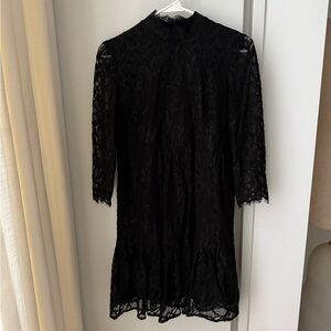 Sezane robe dollina noir